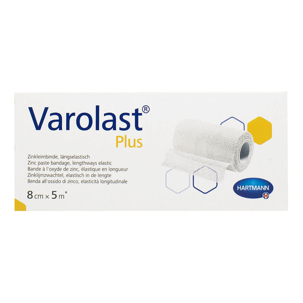 Бинт поздовжньо еластичний із цинковою масою VAROLAST PLUS, 8 см x 5 м, HARTMANN
Бинт поздовжньо еластичний із цинковою масою VAROLAST PLUS, 8 см x 5 м, HARTMANN