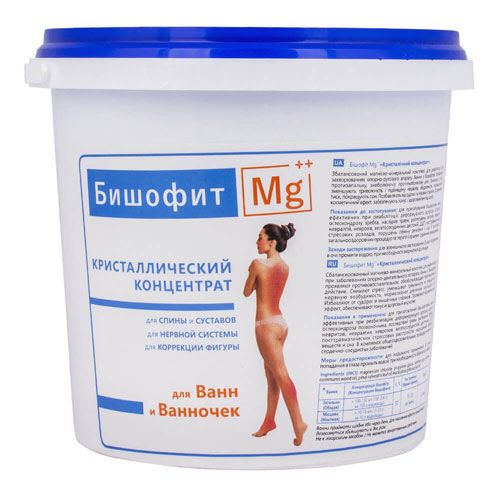Кристаллический концентрат "Бишофит Mg++", 1350 г, Экобиз
