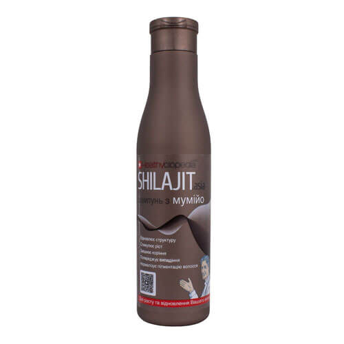 Шампунь с мумие Shilajit, 250 мл, Healthyclopedia
