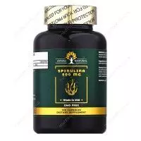 Спирулина, 100 капсул, 500 мг, Apnas Natural