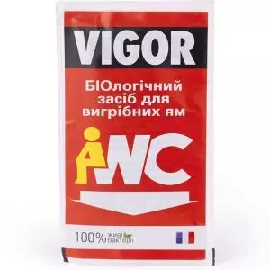 Біопрепарат Septifos Vigor для вигрібних ям, 25 г, 1 пакетик