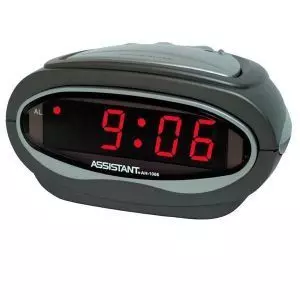Настільний годинник ASSISTANT AH-1066 RED