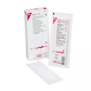 Пластир стерильний 3M Medipore+Pad 3571E, гіпоалергенний, 10х25 см