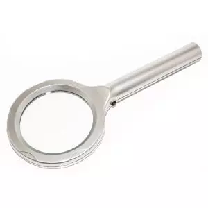 Ручная лупа с LED-подсветкой, 3x увеличение, диаметр 73 мм, Magnifier 8B-2