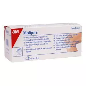Пластырь на бумажном лайнере 3M Medipore 2991/4, 20х10 см