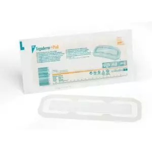 Прозрачная пленочная повязка с абсорбирующей прокладкой Tegaderm+Pad, 9x25 см (прокладка 4,4x20,3 см), 3M