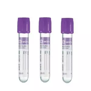 Пробірка вакуумна, з К3 ЕДТА EximLab