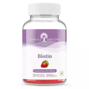 Биотин, 5000 мкг, 30 жевательных пастилок, Apnas Natural