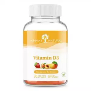 Вітамін D3, 2000 МО, 30 жувальних пастилок, Apnas Natural