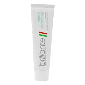 Зубна паста Herbal Whitening відбілювальна й антибактеріальна, 75 мл, Brilliante