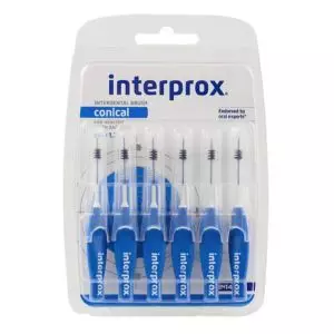 Щітка міжзубна 1,7 мм, INTERPROX 4G Conical, 6 шт.