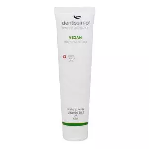 Зубна паста-гель Vegan with Vitamin B12 (Веган з вітаміном В12), 75 мл, Dentissimo