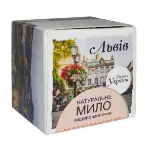 Мило "Львів" медово-молочне (серія "Перлини України"), 75 г, Фіторія