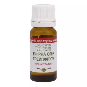 Натуральное эфирное масло грейпфрута, 10 мл, Green Pharm Cosmetic