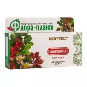 БАД Шипшина, 0,5 г, 40 таблеток, Еліксір
