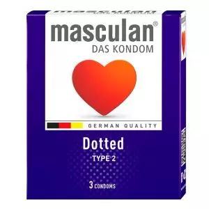 Презервативы Dotted, 3 шт., Masculan