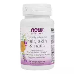 Комплекс вітамінів для волосся, шкіри, нігтів HAIR, SKIN&NAILS, 30 капсул, NOW Foods