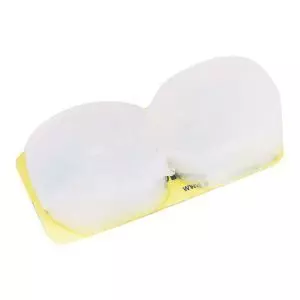 Беруши PILLOW SOFT силиконовые, 1 пара, белые/оранжевые, универсальные профилактические, Красота и Здоровье