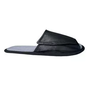 Тапочки универсальные Ridni, с застежкой, черный, р. 40-44