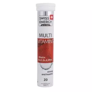 Вітаміни шипучі Multivitamins + Biotin №20, Swiss Energy