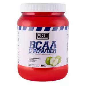 Аминокислотный комплекс BCAA G-Powder, 600 г, со вкусом яблока, UNS 