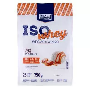 Изолят сывороточного протеина Iso Whey, 750 г, со вкусом солоной карамели, UNS