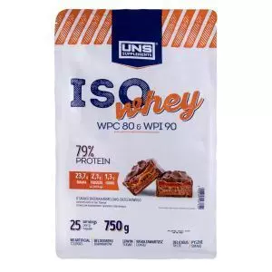 Изолят сывороточного протеина Iso Whey, 750 г, со вкусом сникерса, UNS