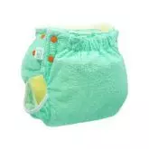Многоразовые трусики-подгузники Экопупс Classic Active без кармана с вкладкой, зеленые, разм. 72-80, вес 6-12 кг