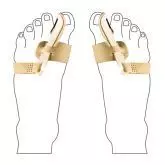 Вальгусная ночная шина, левая, Halux Valgus Bandage, Uriel 388 