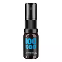 CBD-олія (канабідіол), 34 мг КБД, смак лимона, 10 мл, 100 PERCENT CBD