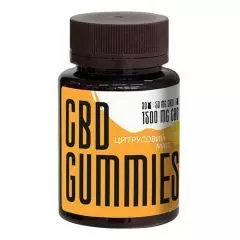 Медвежата жевательные с CBD (каннабидиол) и мелатонином, вкус апельсиновый, 1500 мг КБД, 30 шт, CBD UA