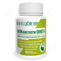 ПНЖ кислоти Омега, 60 капсул, Еліксір