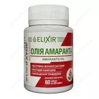 Олія амаранту, 0,3 г, 60 капсул, Еліксір