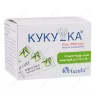 Сіль морська "Кукушка", 40 саше, 2,16 г