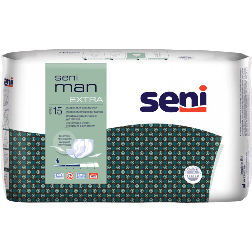 

Урологические прокладки Seni Man Extra, 15 шт.