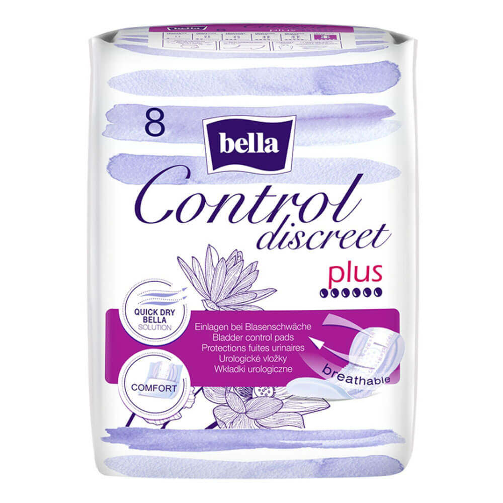 

Прокладки урологические Bella control discreet plus, 8 шт.