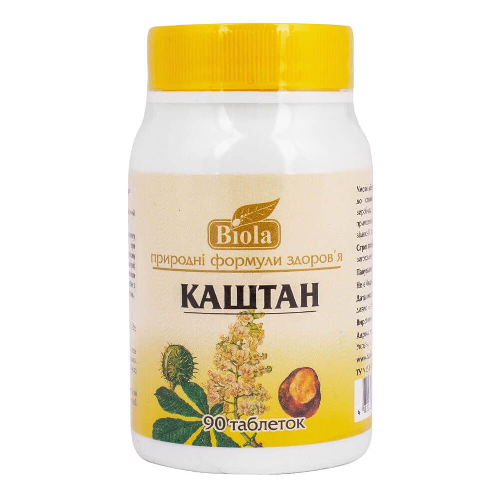 

БАД Каштан, 90 таблеток, Biola