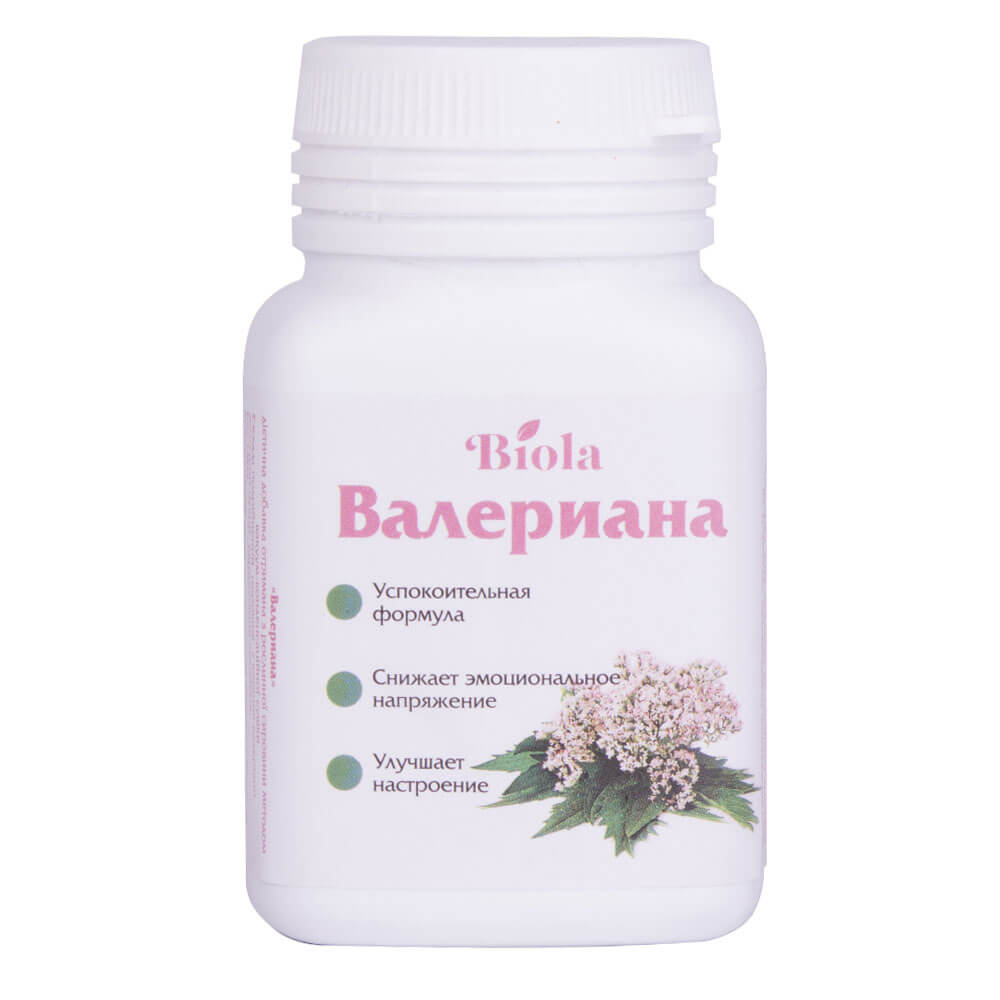 

БАД Валеріана, 60 таблеток, Biola