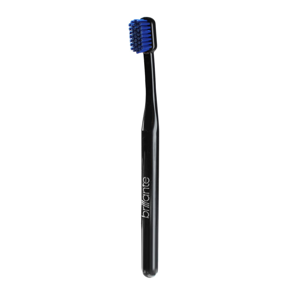 

Зубная щетка Brillante black&blue, для взрослых, средней жесткости