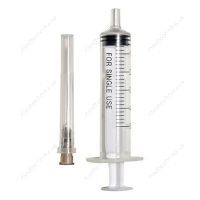 Шприц инъекционный, 5,0 мл, 3-компонентный с иголкой, Medicare