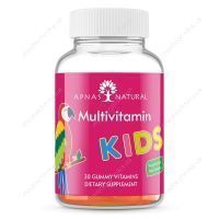 Мультивитамины для детей, 30 жевательных пастилок, Apnas Natural