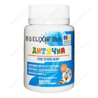 Рыбий жир детский, 60 капсул, Эликсир