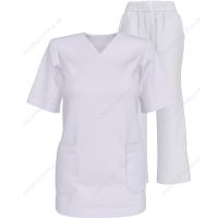 Медицинский костюм женский, белый, размер 50