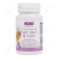 Комплекс витаминов для волос, кожи, ногтей HAIR, SKIN&NAILS, 30 капсул, NOW Foods