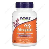 Магний L-треонат, 90 капсул, Now Foods