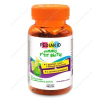 Жевательные витамины для детей Медвежуйки Пробиотики, 60 шт, Pediakid