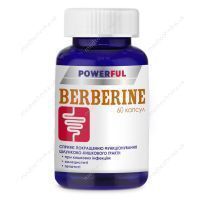 Берберин POWERFUL, 500 мг,  60 капсул, Красота и Здоровье