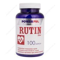 Рутин POWERFUL, 20 мг, 100 капсул, Красота и Здоровье