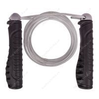 Скакалка с металлическим троссом в силиконовой оплетке, 266 см длина, Ridni Relax