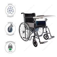Инвалидная коляска с туалетом Ridni Drive KJT702B